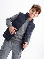 Parka sin Manga con Bolsillos Frontales