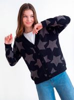 Sweater Chaleco Jacquard Estrellas