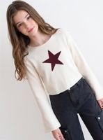 Sweater Estrella Frontal con Manga Campana
