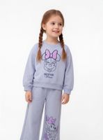 Polerón Estampado Minnie Mouse con Aplicacion Cordón