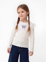 Polera Estampado Stitch y Ángel Vuelo en Mangas