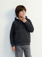 Polerón Tipo Tejido con Gorro Forrado Sherpa