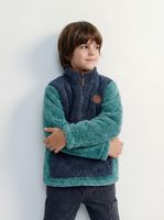 Polerón Polar Sherpa Corte Cambio de Color