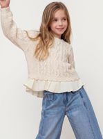 Sweater Trenzado con Faldita