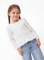 Polera Panal Lisa con Vuelos Abajo