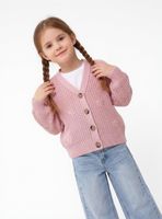 Chaleco Chenille Flores 3D