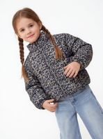 Parka Puffa Animal Print Leopardo