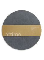 Set de 4 Individuales Redondo 37 cm Gris