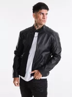 Chaqueta Motoquera Acolchado Diamante