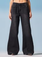 Pantalón Jeans Wide Leg de Tiro Medio