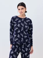Pijama Estampado Cuello Redondo