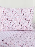 Sábanas 1.5 Plazas 144 Hilos Tropico Rosa