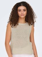 Chaleco Regular de Cuello Redondo