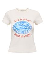 Polera Manga Corta Regular de Cuello Redondo