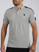 Polera Cuello Polo Print en Hombros