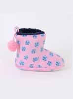Pantufla Bota Print  Minnie Niña
