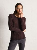 Sweater Tejido Acanalado con Lurex