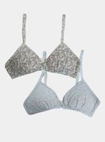 Pack 2 Sostén Padding Removible Algodón Niña