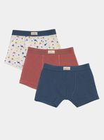 Pack 3 Bóxer Color y Diseño de Algodón