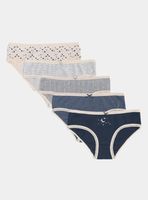 Pack 5 Bikini Algodón Niña