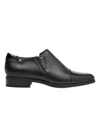 Zapato Casual Liso Taco Cuadrado Cuero Mujer