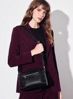 Cartera de Hombro Crossbody Textura Grano