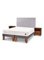 Cama Europea King Cocopedic Base Dividida + Set