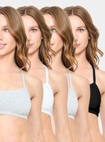 Pack 4 Sostén Peto Padding Removible Algodón