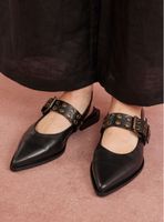 Ballerina Cuero Lourdes con Tacha Mujer