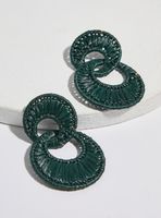 Aros Colgantes Circulares de Raffia