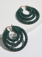 Aros Argollas Tres Corridas de Mostacillas