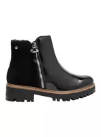 Botín Acharolado Brm0344 Mujer