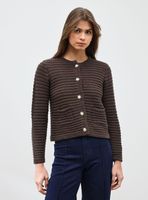 Chaleco Cárdigan Bolsillos con Botón Metálico