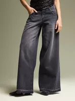 Jeans Súper Wide Leg Tiro Bajo