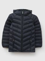 Parka Acolchada con Cierre y Capucha