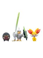 Pack Figuras de Batalla Fennekin + Lechonk y Sirfetch´d
