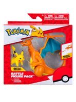 Pack Figuras de Batalla Charizard 4' y Pikachu 2'