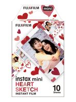 Película Instantánea 10 Unidades Instax Mini Corazones