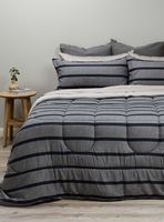 Plumón Soft Touch Alonso Black 2 Plazas