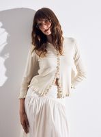 Chaleco Cárdigan Vuelos Abotonado