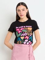 Polera Acid Wash Regular Manga Corta Color