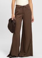 Pantalón Flecos Anna Café