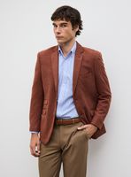 Vestón Recto Knit Slim Fit