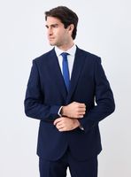 Traje Recto Texturado Doble Tapa Slim Fit