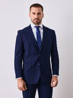 Traje Recto Regular Fit Liso Color