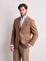 Vestón Recto Paño Liso Colores