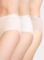 Pack 3 Hikini Algodón con Encaje P30