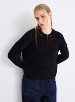 Sweater Cuello Redondo Punto Texturizado