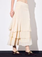 Falda Larga Cortes y Vuelos