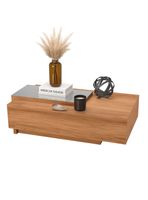 Mesa de Centro Milao 33x53x93 cm Café